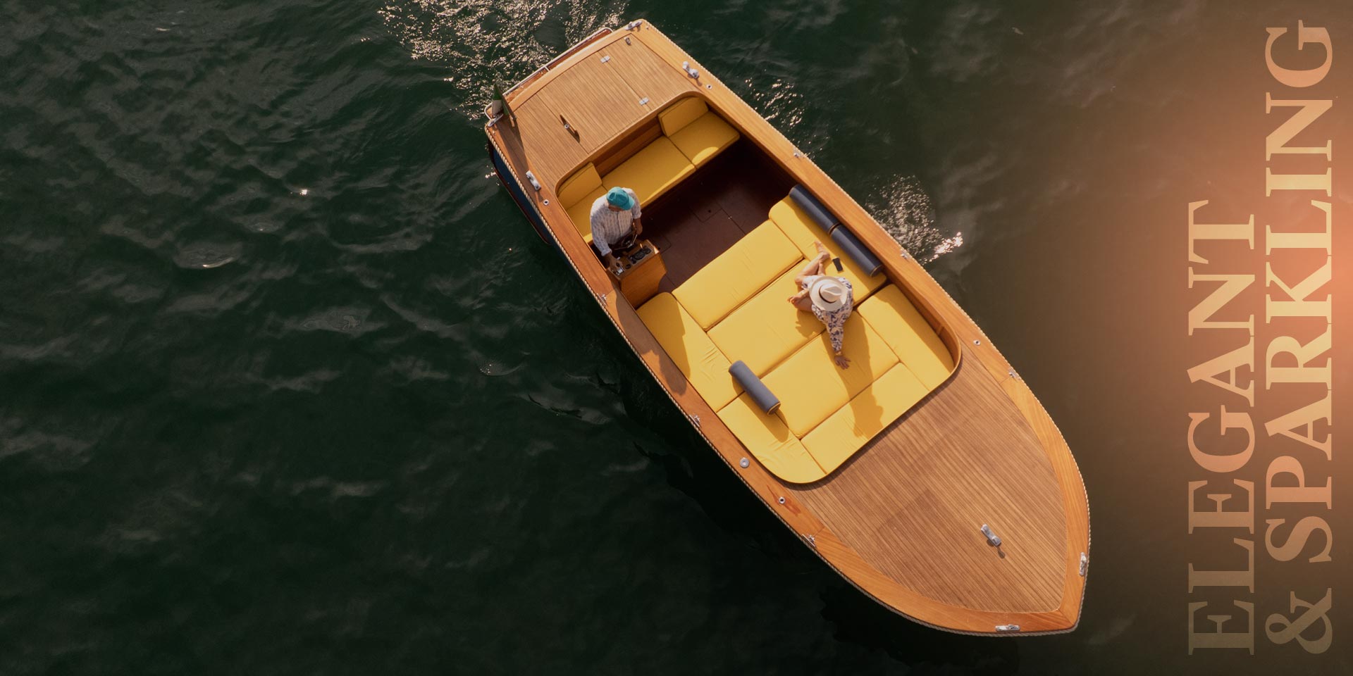 Matteri luxury wooden boat in Lake Como